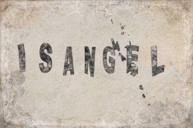 Vanuatu Isangel Haritası ve Beyaz Harf Tasarımı