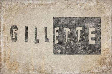 Wyoming Gillette Haritası ve Beyaz Harf Tasarımı