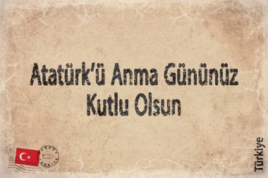 Türkiye Atatürk Anma Günü Töreni, Vintage Kağıt