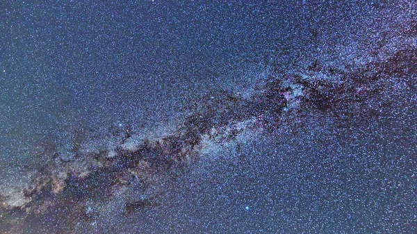 Vía Láctea galaxia cielo nocturno — Foto de Stock