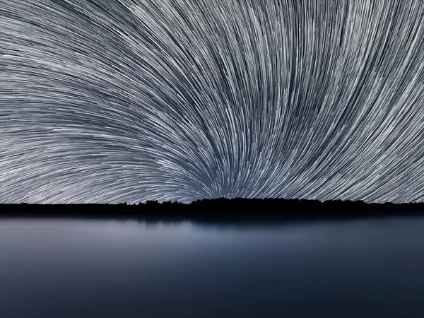 Звездные тропы, "Голубая ночь" — стоковое фото