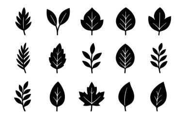 Siyah simgelerin vektör kümesi.