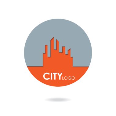 Şehrin silueti. Simge.