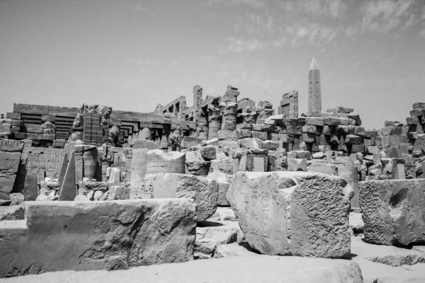 Deir Bahari Dayr Bahri Complexo Templos Mortuários Túmulos Localizados Margem — Fotografia de Stock