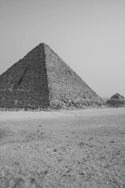 Der Pyramidenkomplex Von Gizeh Auch Nekropole Von Gizeh Genannt Befindet — Stockfoto