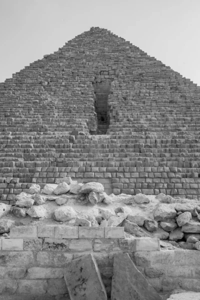 Giza Pyramid Complex Även Kallad Giza Necropolis Platsen Giza Plateau — Stockfoto