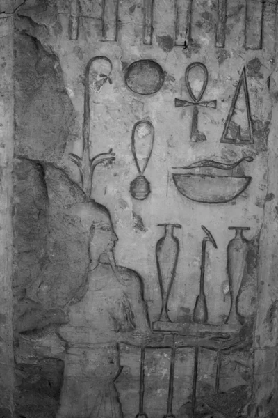 Bårhuset Tempel Hatshepsut Bårhuset Tempel Antikens Egypten Ligger Övre Egypten — Stockfoto