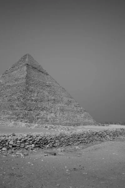 Complejo Piramidal Giza También Llamado Necrópolis Giza Sitio Meseta Giza —  Fotos de Stock