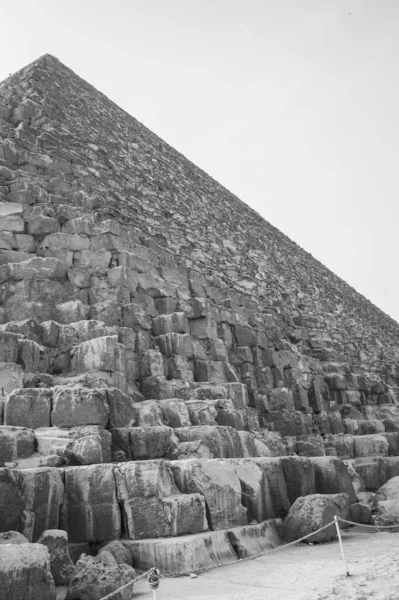 Complejo Piramidal Giza También Llamado Necrópolis Giza Sitio Meseta Giza — Foto de Stock