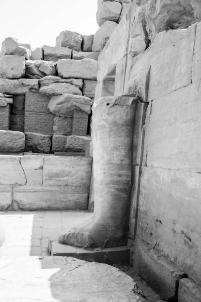 Deir Bahari Lub Dayr Bahri Kompleks Świątyń Grobowców Położonych Zachodnim — Zdjęcie stockowe