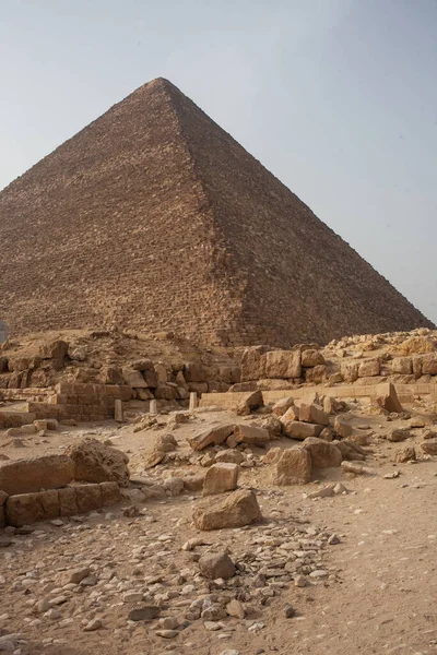 Giza Pyramid Complex Även Kallad Giza Necropolis Platsen Giza Plateau — Stockfoto