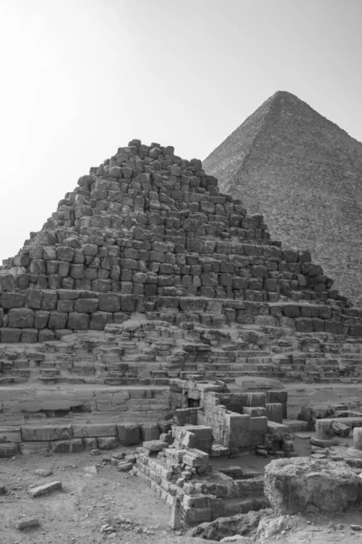 Complesso Della Piramide Giza Anche Denominato Necropoli Giza Luogo Sull — Foto Stock