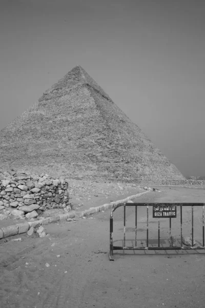 Complejo Piramidal Giza También Llamado Necrópolis Giza Sitio Meseta Giza —  Fotos de Stock