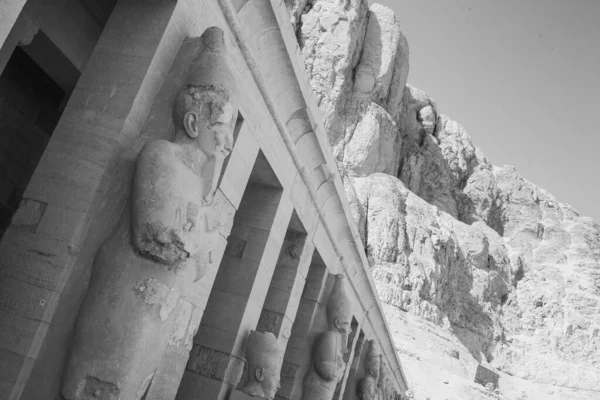 Templo Mortuário Hatshepsut Templo Mortuário Antigo Egito Localizado Alto Egito — Fotografia de Stock