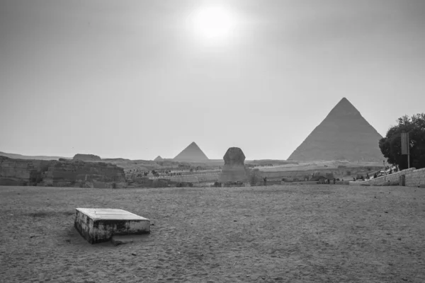 Giza Pyramid Complex Även Kallad Giza Necropolis Platsen Giza Plateau — Stockfoto