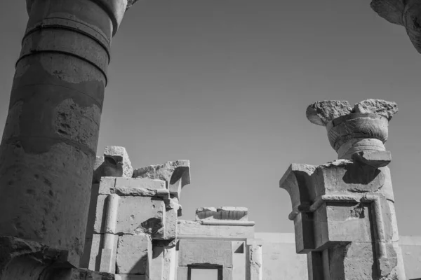 Templo Mortuário Hatshepsut Templo Mortuário Antigo Egito Localizado Alto Egito — Fotografia de Stock