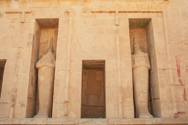 Bårhuset Tempel Hatshepsut Bårhuset Tempel Antikens Egypten Ligger Övre Egypten — Stockfoto