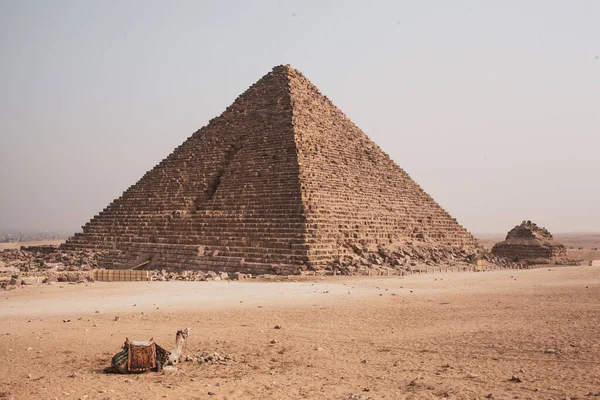 Pyramidový Komplex Gíze Nazývaný Také Nekropole Gíze Místem Plošině Gíze — Stock fotografie