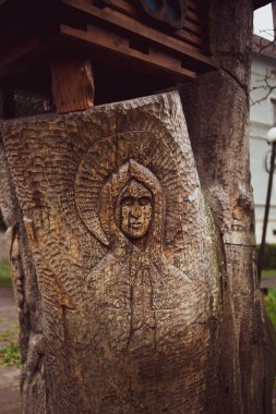 Ahşap işçiliği, oyma, Karpatlar, Ukrayna, sanat