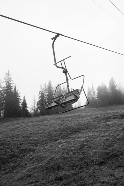 Cable Car Carpathian Mountains Ukraine — Stock Photo, Image