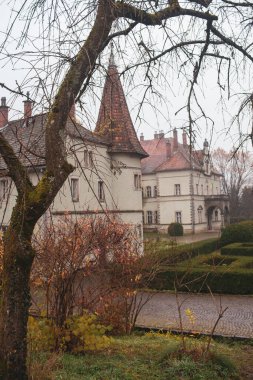 Batı Ukrayna 'nın inanılmaz mimari manzarası, peri masalı Shenborn Sarayı