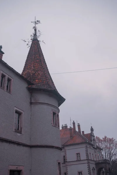 Erstaunliche Architektonische Sehenswürdigkeiten Der Westukraine Märchen Shenborn Palace — Stockfoto