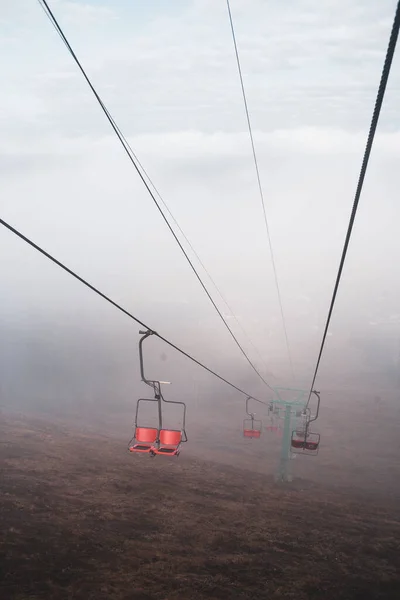 Seilbahn Den Karpaten Ukraine — Stockfoto