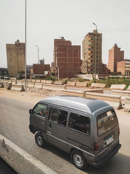 Vehicle Cairo City Capital Egypt One Largest Cities Africa — Stock Photo, Image