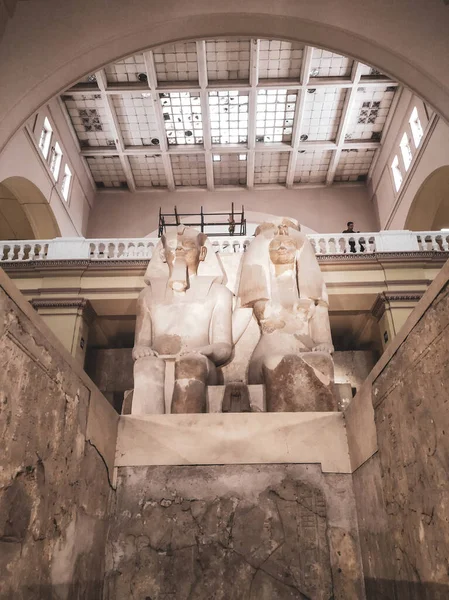 Egyiptomi Régiségek Múzeuma Más Néven Egyiptomi Múzeum Kairóban Egyiptomban — Stock Fotó