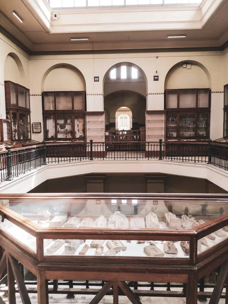 Das Ägyptische Altertumsmuseum Gemeinhin Als Ägyptisches Museum Bekannt Kairo Ägypten — Stockfoto