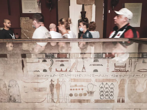 Das Ägyptische Altertumsmuseum Gemeinhin Als Ägyptisches Museum Bekannt Kairo Ägypten — Stockfoto