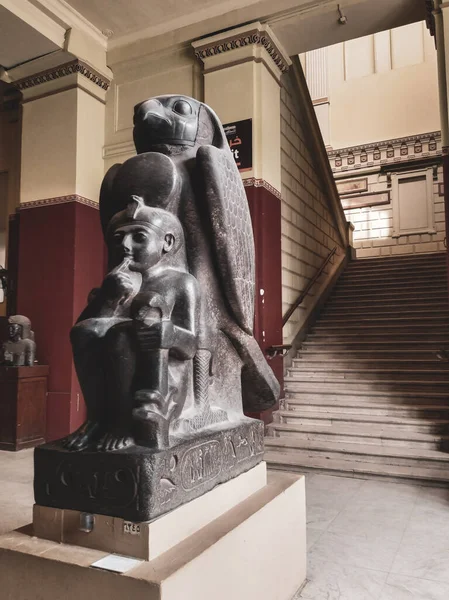 Das Ägyptische Altertumsmuseum Gemeinhin Als Ägyptisches Museum Bekannt Kairo Ägypten — Stockfoto