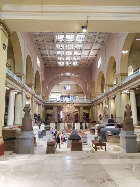 Μουσείο Αιγυπτιακών Αρχαιοτήτων Γνωστό Και Αιγυπτιακό Μουσείο Στο Κάιρο Της — Φωτογραφία Αρχείου