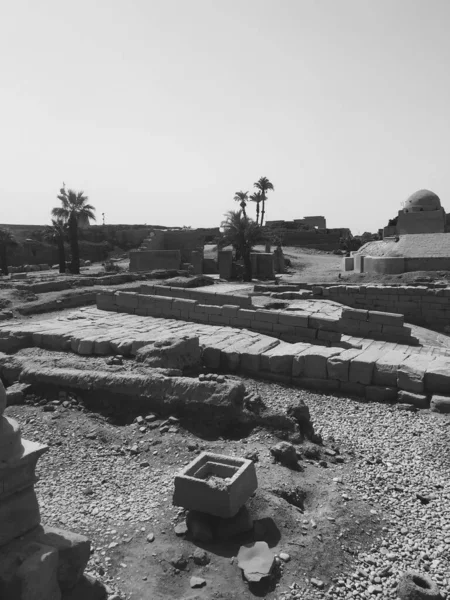 Het Karnak Tempel Complex Algemeen Bekend Als Karnak Bestaat Uit — Stockfoto