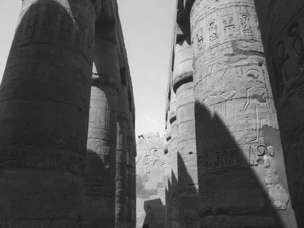Complesso Del Tempiale Karnak Comunemente Conosciuto Come Karnak Comprende Vasto — Foto Stock