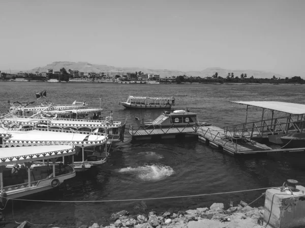 View City Boats Nyle River — Stock Photo, Image