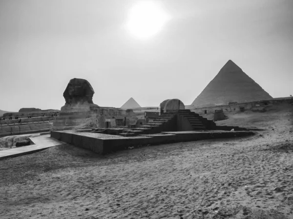 Den Giza Pyramide Complex Også Kaldet Giza Necropolis Stedet Giza - Stock-foto