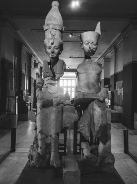 Muzeum Egyptských Starožitností Známé Jako Egyptské Muzeum Káhiře Egypt — Stock fotografie