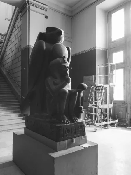 Muzeum Egyptských Starožitností Známé Jako Egyptské Muzeum Káhiře Egypt — Stock fotografie