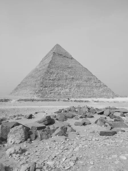 Пірамідний Комплекс Гіза Англ Giza Pyramid Complex Також Відомий Некрополь — стокове фото