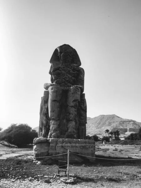 Colossi Memnon Representing Amenhotep Iii 1386 1353 Bce — Stock Photo, Image