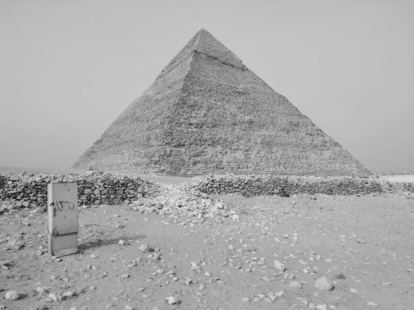 Der Pyramidenkomplex Von Gizeh Auch Nekropole Von Gizeh Genannt Befindet — Stockfoto