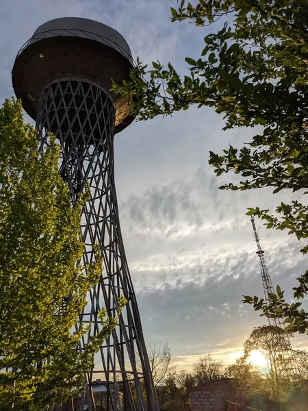 Bâtiment Tour Dans Parc Municipal — Photo