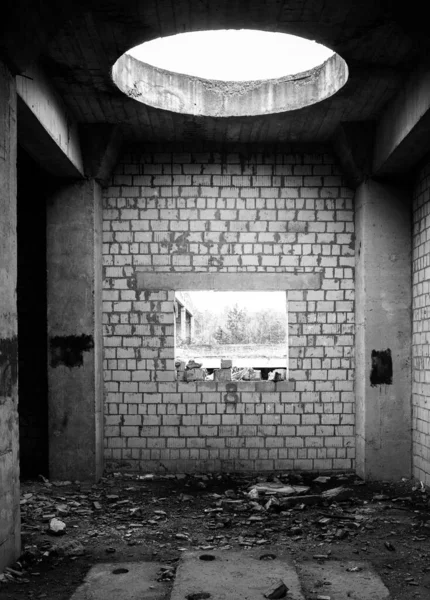 Viejo Edificio Abandonado Fábrica Industrial — Foto de Stock