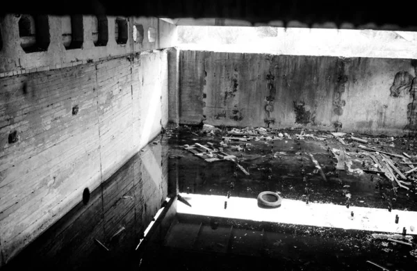 古い放棄された建物工業工場 — ストック写真