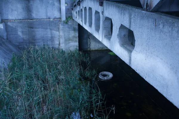 Edifício Abandonado Velho Fábrica Industrial — Fotografia de Stock