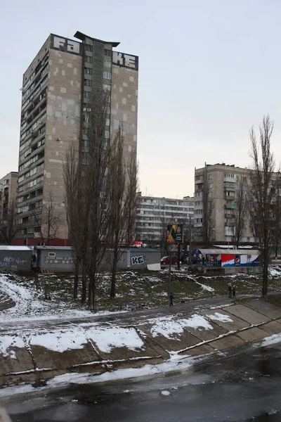 Старые Здания Городской Улице — стоковое фото