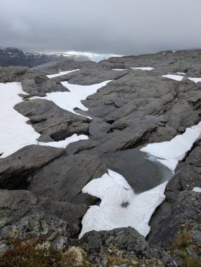 Görkemli Rocky Dağları uçsuz bucaksız, gri ve genellikle sisli bir gökyüzünün altında dururdu.