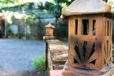 Geleneksel lamba, el yapımı seramik kil, Vietnam el sanatları