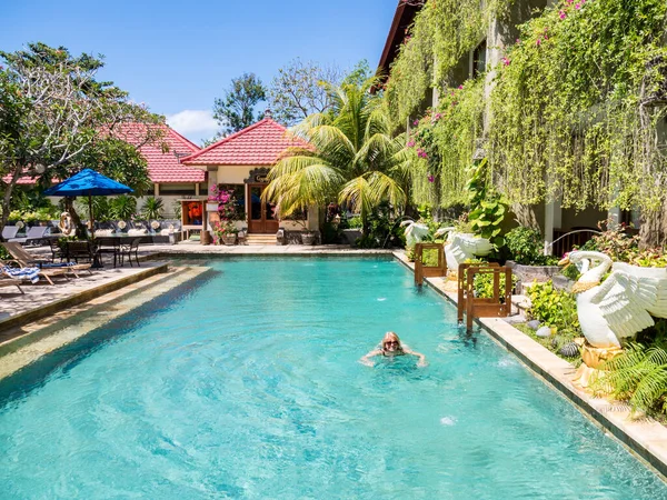 Nuoto Relax Piscina Resort Vacanza — Foto Stock